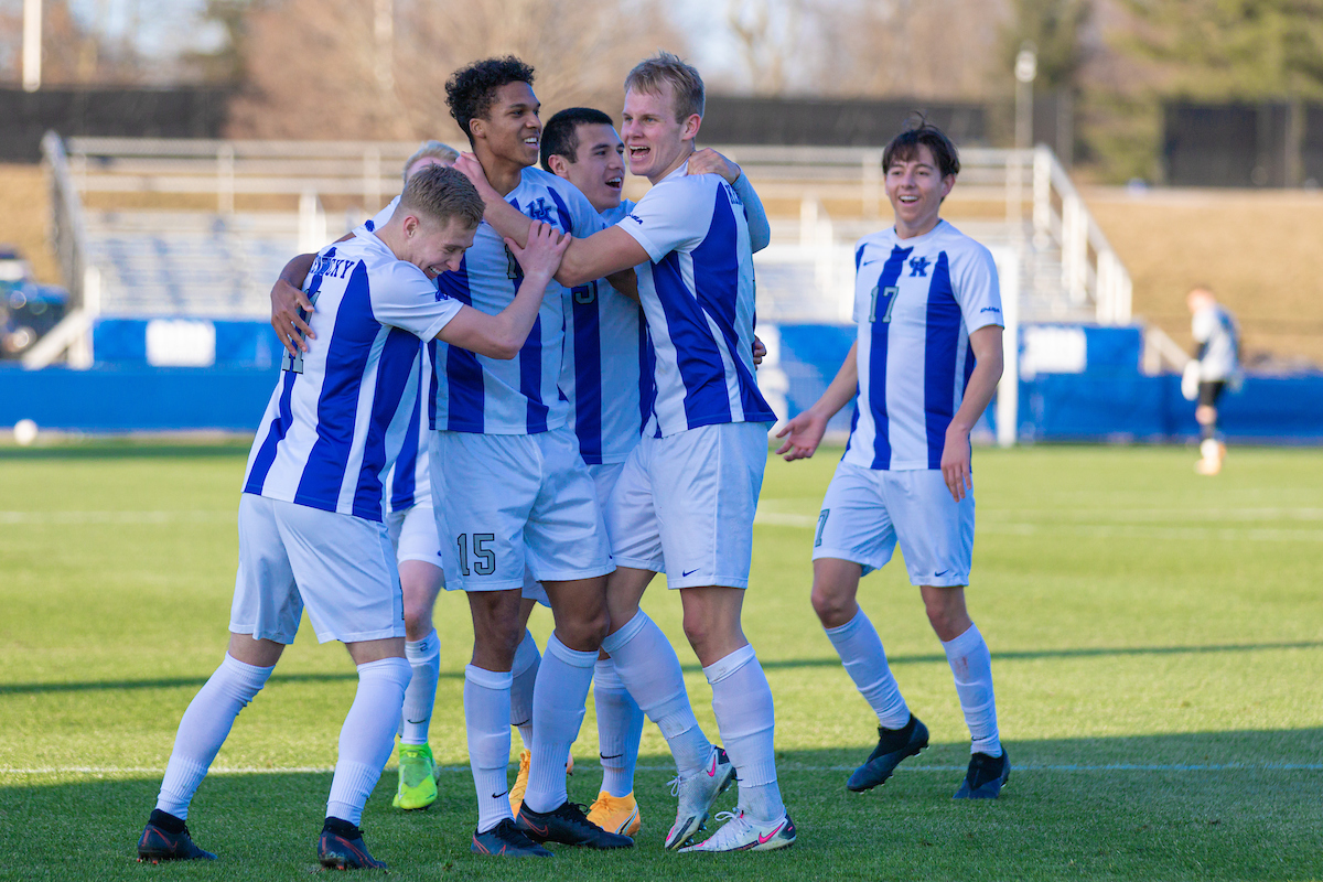 Eythor Bjorgolfsson. Brock Lindow. Leon Jones. Mason Visconti. Enzo Mauriz.

Kentucky ties Akron 1-1

Photo by Grant Lee | UK Athletics