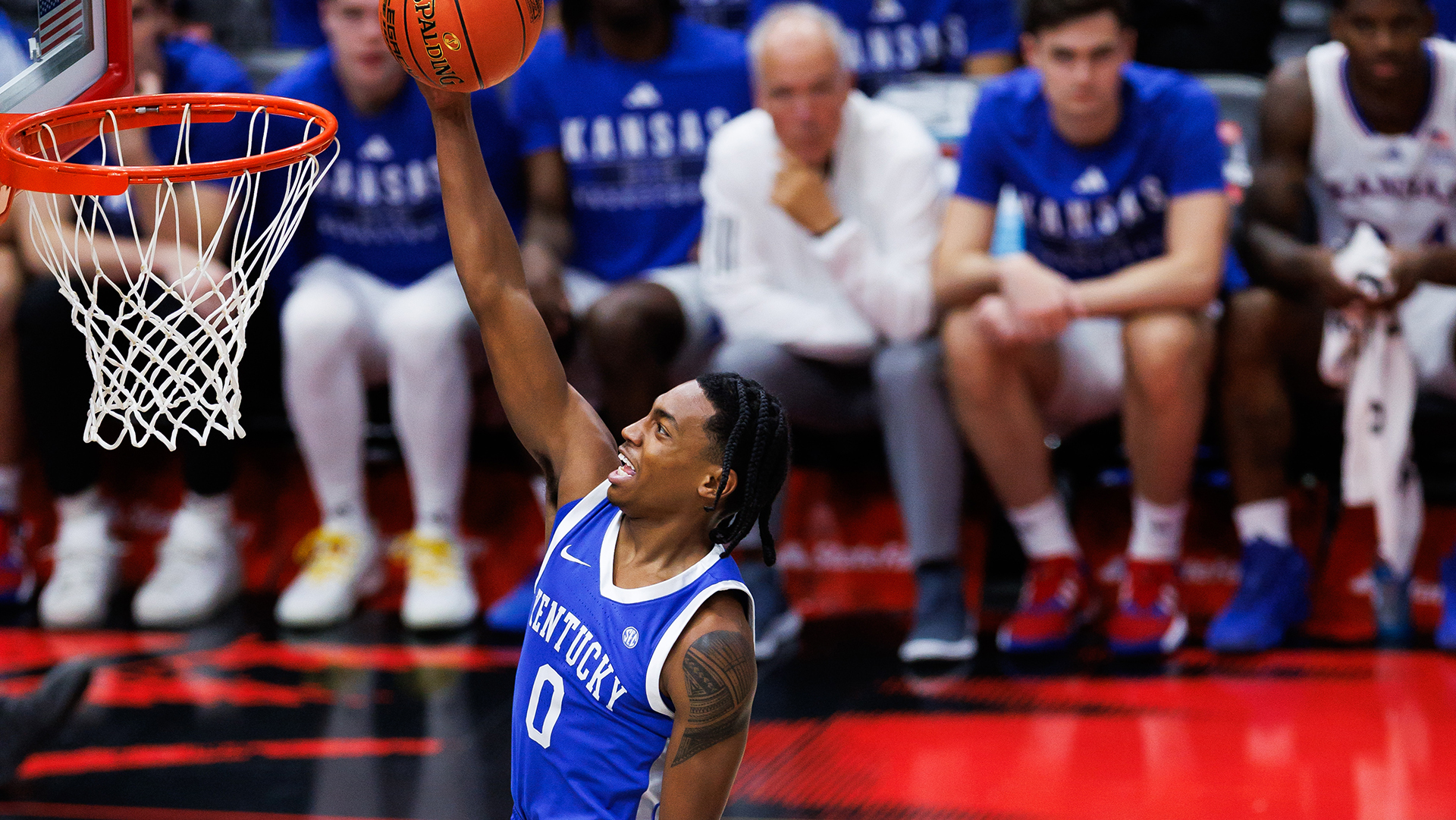 Cats Fight, Come Up Short Against No. 1 Jayhawks