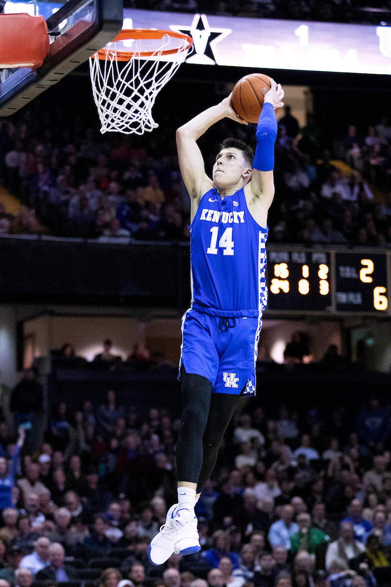 Tyler Herro.

Kentucky beat Vanderbilt 87-52 on Tuesday, January 29, 2019, at Memorial Gym in Nashville, TN.

Photo by Chet White| UK Athletics