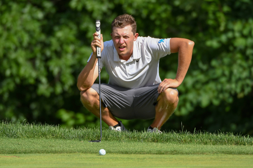 Cooper Musselman at the 2018 NCAA Men's Golf National Championship.