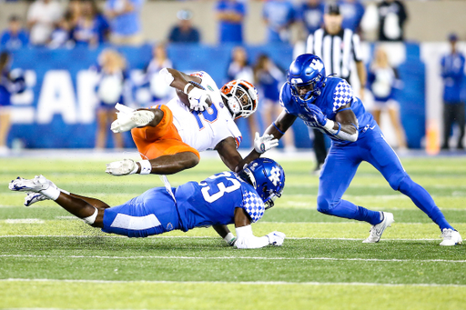 Tyrell Ajian.

UK beat Florida 20-13.

Photo by Eddie Justice | UK Athletics