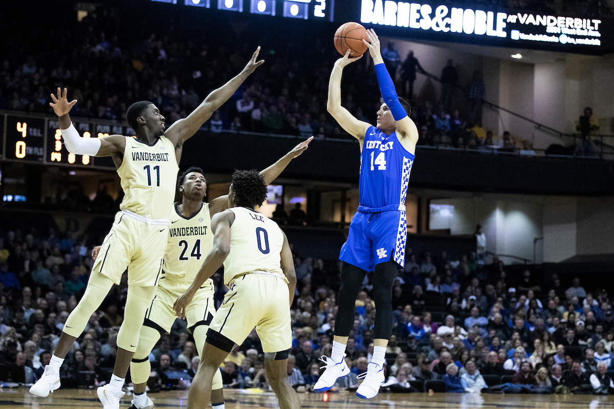 Tyler Herro.

Kentucky beat Vanderbilt 87-52 on Tuesday, January 29, 2019, at Memorial Gym in Nashville, TN.

Photo by Chet White| UK Athletics