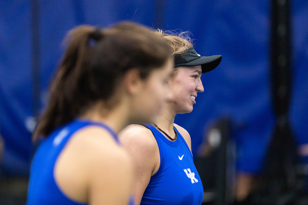 AKVILE PARAŽINSKAITE.

Kentucky beats Memphis 7-0

Photo by Grant Lee | UK Athletics