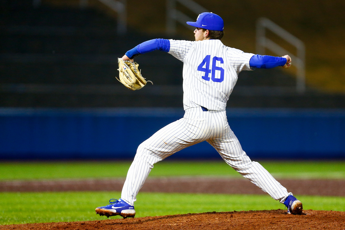 Seth Logue. 

Kentucky beats Milwaukee, 10-0. 

Photo By Barry Westerman | UK Athletics