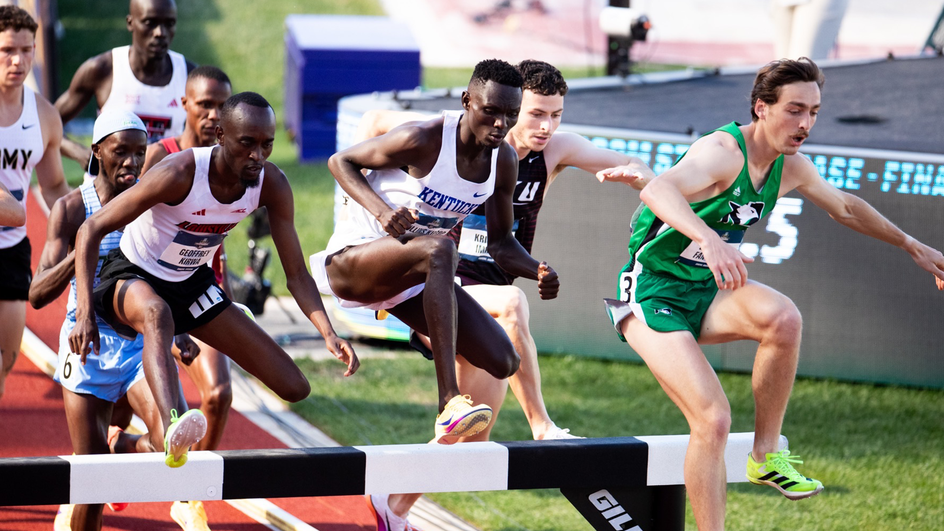 Collins Kiprop Kipngok Takes Fourth in the Steeplechase Final on Day Three in Eugene