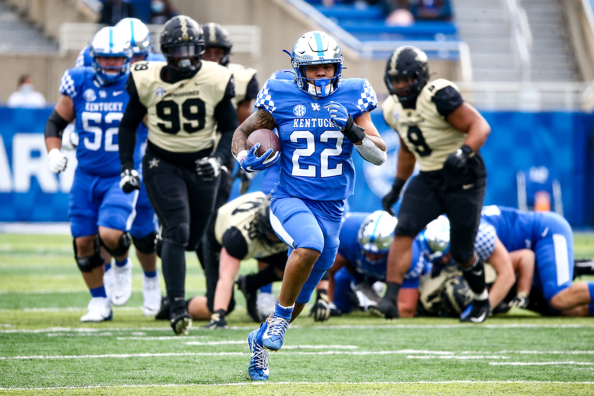 Christopher Rodriguez. 

UK beat Vandy 38-35.

Photo by Eddie Justice | UK Athletics