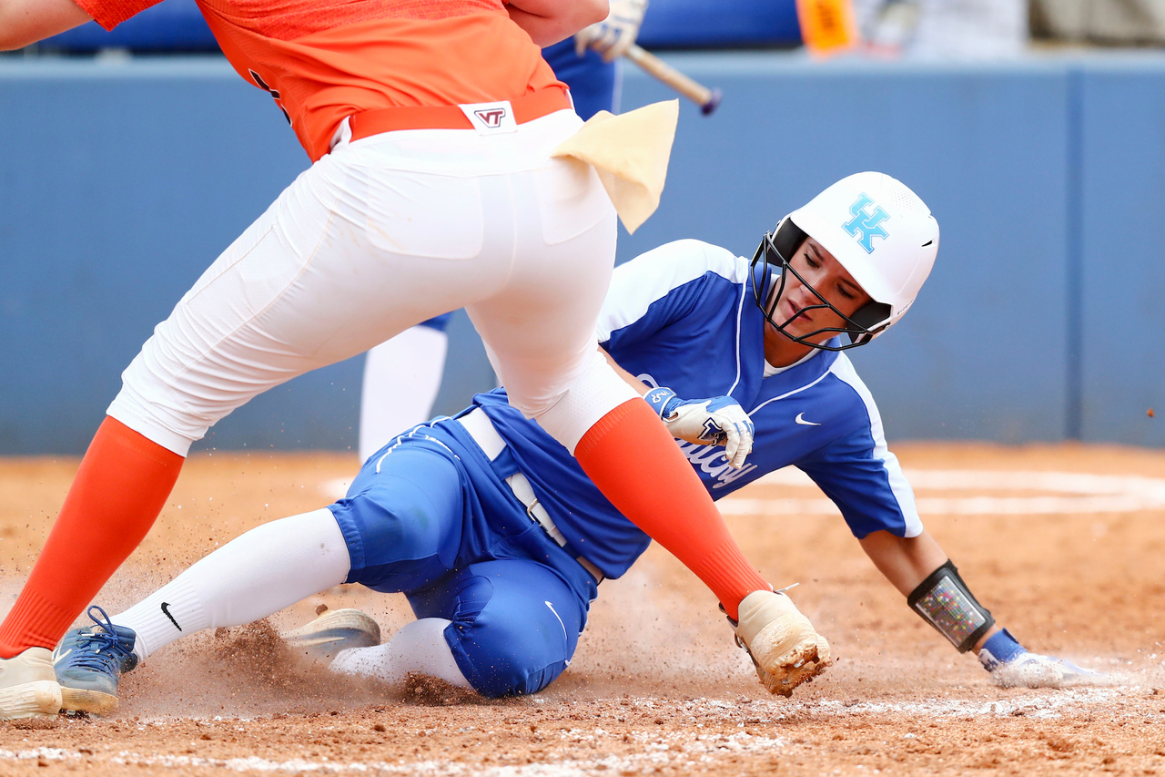 KAYLA KOWALIK.

Kentucky beats Virginia Tech, 11-1.


Photos by Elliott Hess | UK Athletics