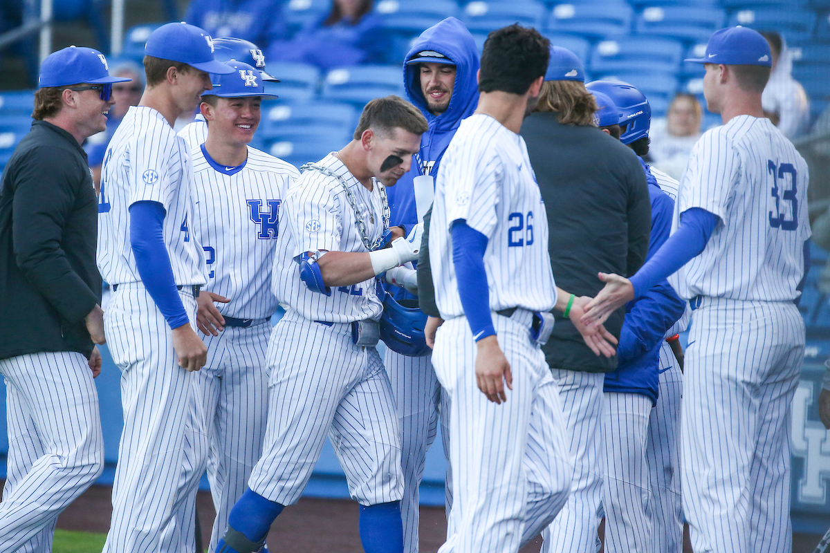 Chase Estep.

Kentucky defeats Dayton 12-1.

Photo by Sarah Caputi | UK Athletics