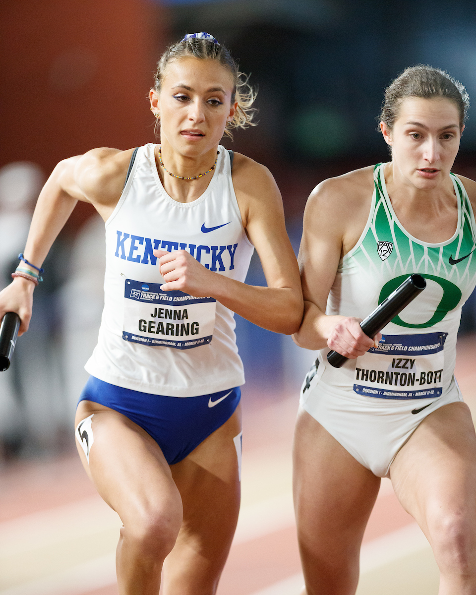 Jenna Gearing.

Day 1 of NCAA Track and Field Championship.

Photo by Elliott Hess | UK Athletics