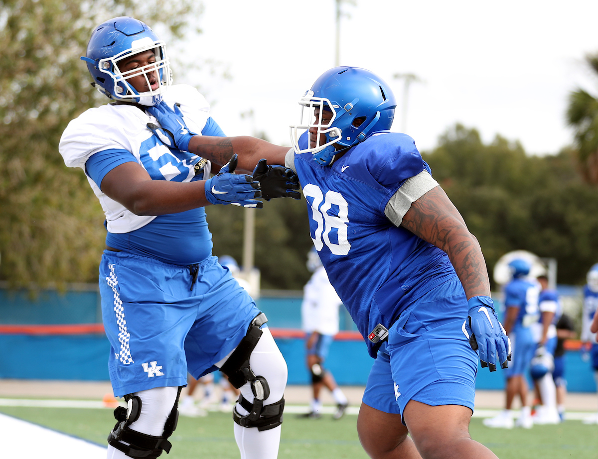 Bowl Practice Day 2.

Photo by Britney Howard  | UK Athletics