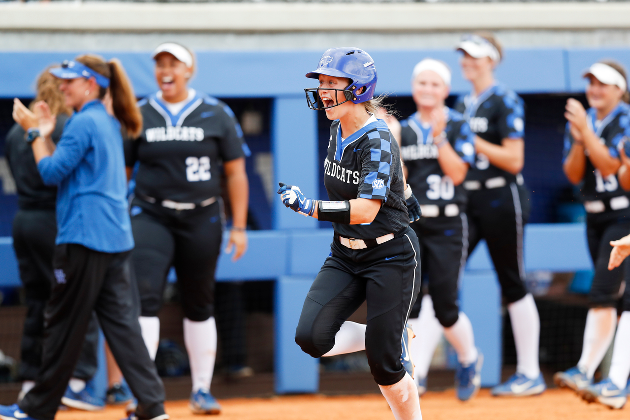 Jenny Schaper.

The University of Kentucky softball team beat UIC 10-1 in the Cats NCAA Championship Lexington Regional opening game at John Cropp Stadium on Saturday, May 19, 2018.

Photo by Elliott Hess | UK Athletics