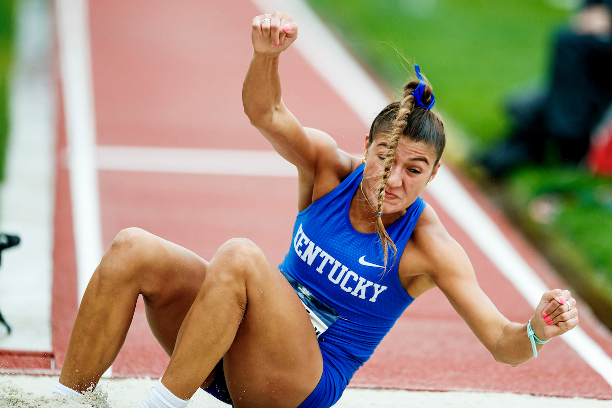 Sophie Galloway.

Day Four. The UK women’s track and field team placed third at the NCAA Track and Field Outdoor Championships at Hayward Field in Eugene, Or.

Photo by Chet White | UK Athletics