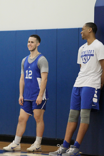 Brad Calipari. PJ Washington.

The men's basketball practices on Tuesday, July 10th, 2018 at Joe Craft Center in Lexington, Ky.

Photo by Quinlan Ulysses Foster I UK Athletics