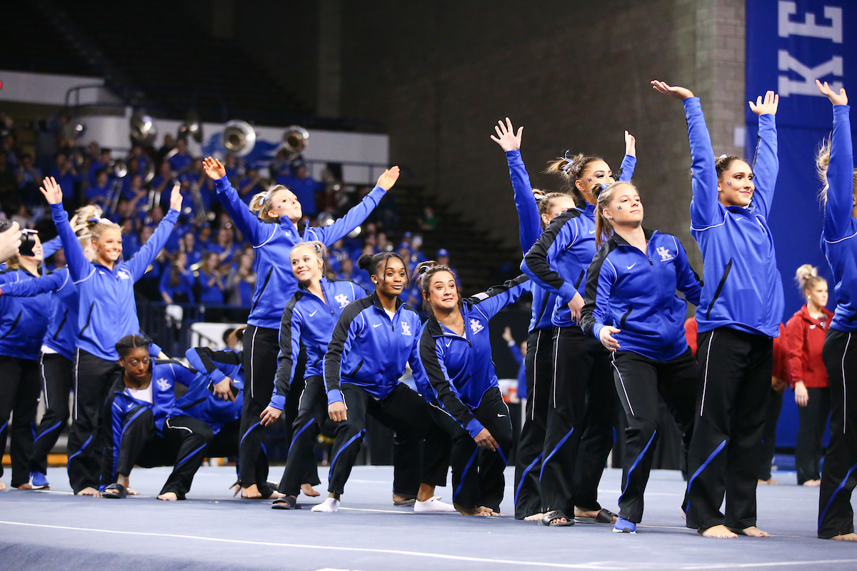 Team.


Kentucky beats Alabama, 197.200 - 196.800.

Photo by Elliott Hess | UK Athletics