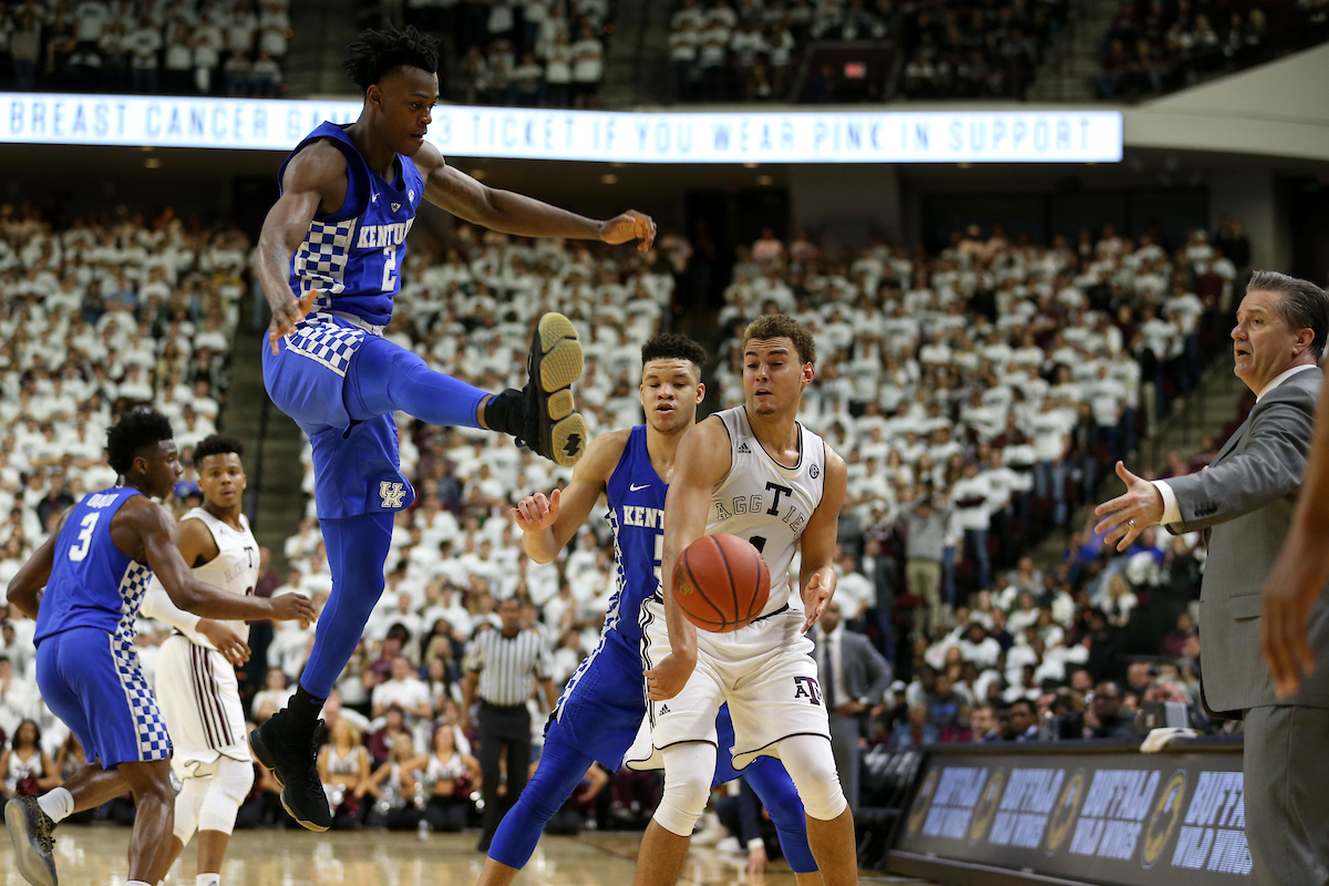 Jared Vanderbilt

The University of Kentucky men's basketball team is defeated by Texas A&M 85-74 on Saturday, February 10th, 2018 at Reed Arena in College Station, TX.


Photo By Barry Westerman | UK Athletics