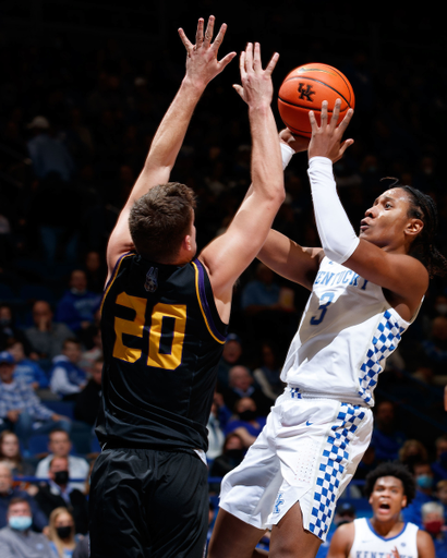 TyTy Washington Jr.

Kentucky beat Albany 86-61.

Photo by Elliott Hess | UK Athletics