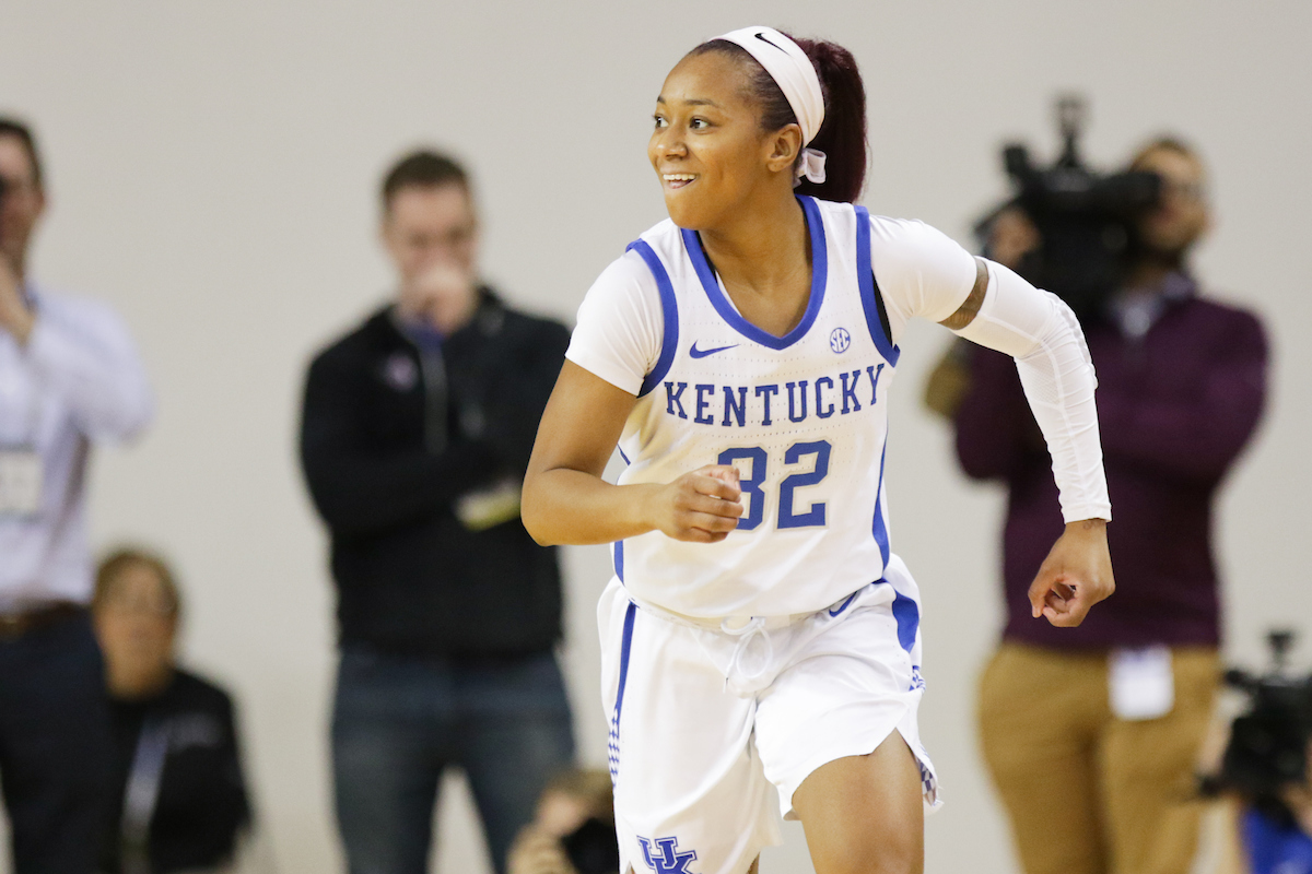 Jaida Roper. 

The UK women's basketball team falls to South Carolina.

Photo by Eddie Justice | UK Athletics
