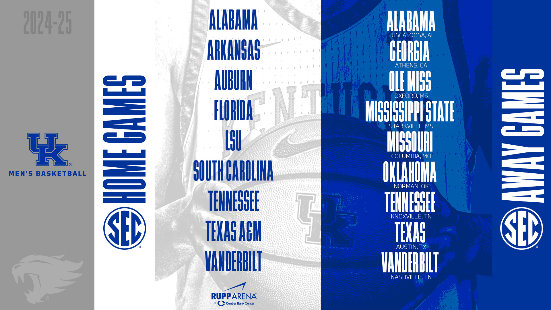 Men’s Basketball Conference Opponents Unveiled for 2024-25