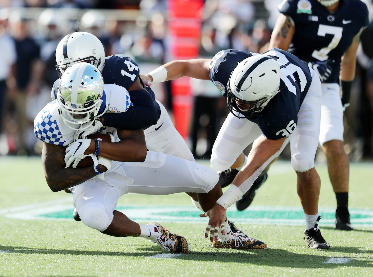 The UK Football team beat Penn State 27-24 in the Citrus Bowl. 

Photo by Britney Howard  | UK Athletics