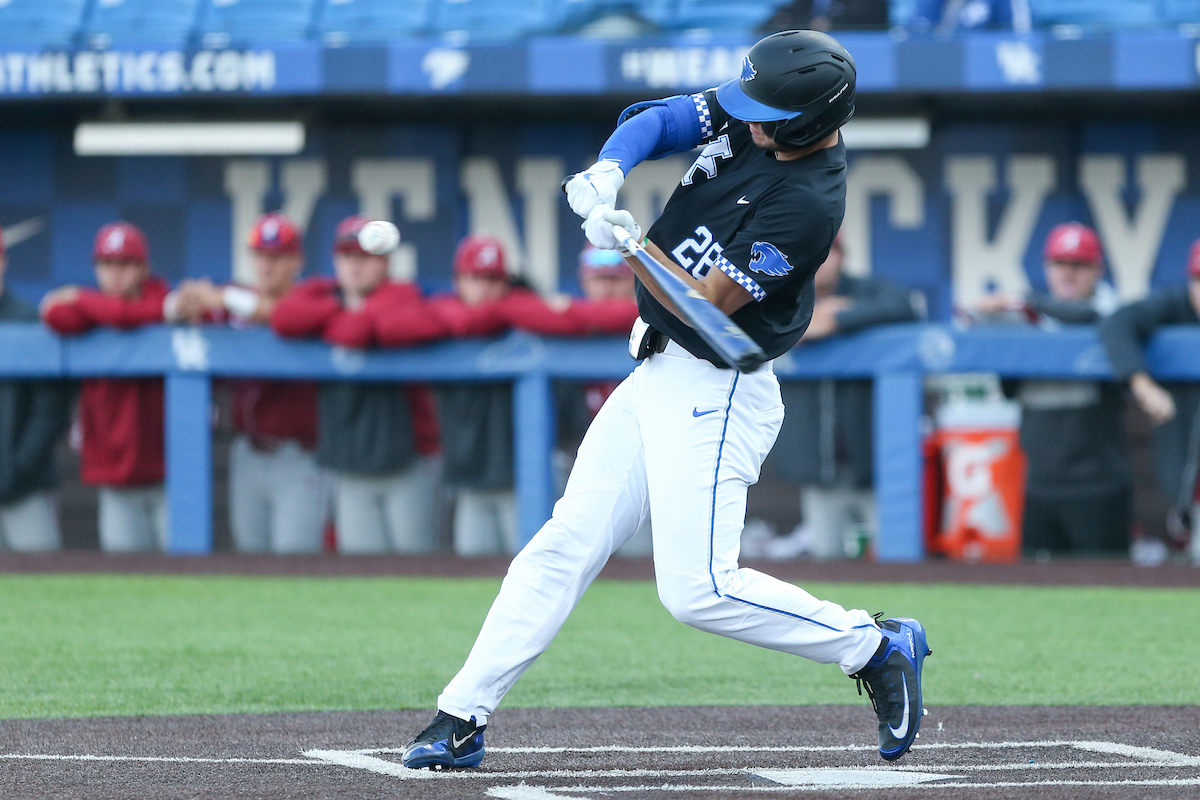 Oraj Anu. 

Kentucky loses to Alabama 10 - 1.

Photo by Sarah Caputi | UK Athletics