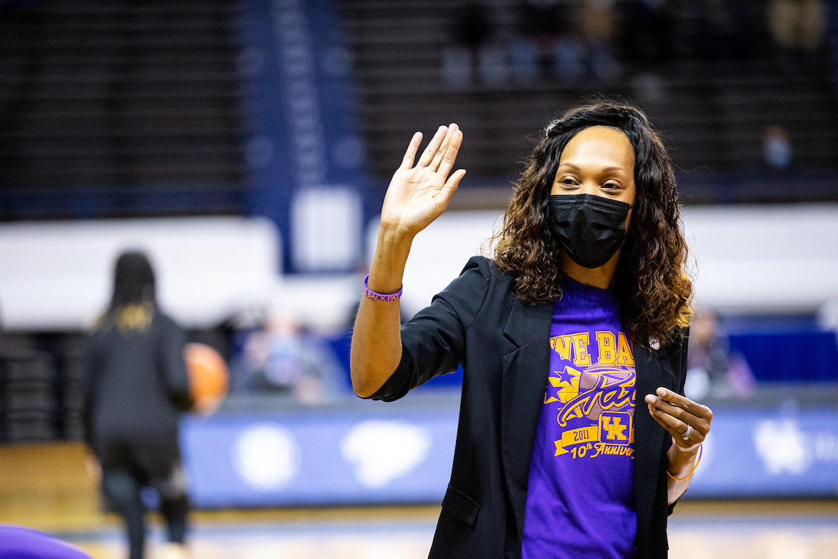 Kyra Elzy. 

Kentucky beat Vandy 80 - 73.

Photo by Eddie Justice | UK Athletics