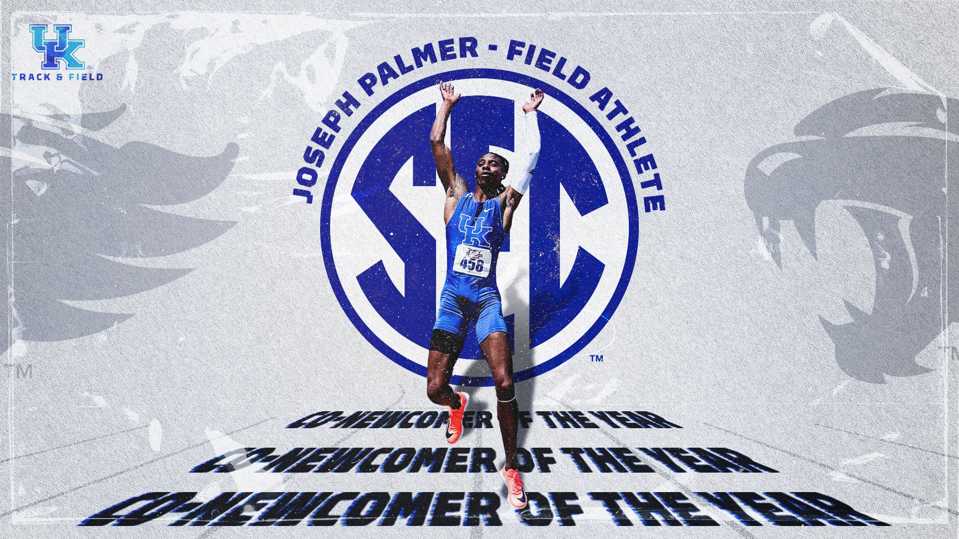 Joseph Palmer Named SEC Field Athlete Co-Newcomer of the Year