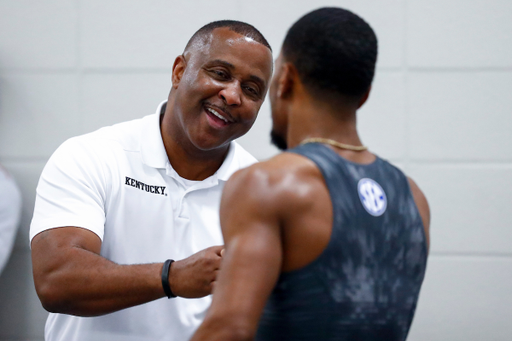 Coach Lonnie Greene. 

Jim Green Invitational


Photo by Isaac Janssen | UK Athletics