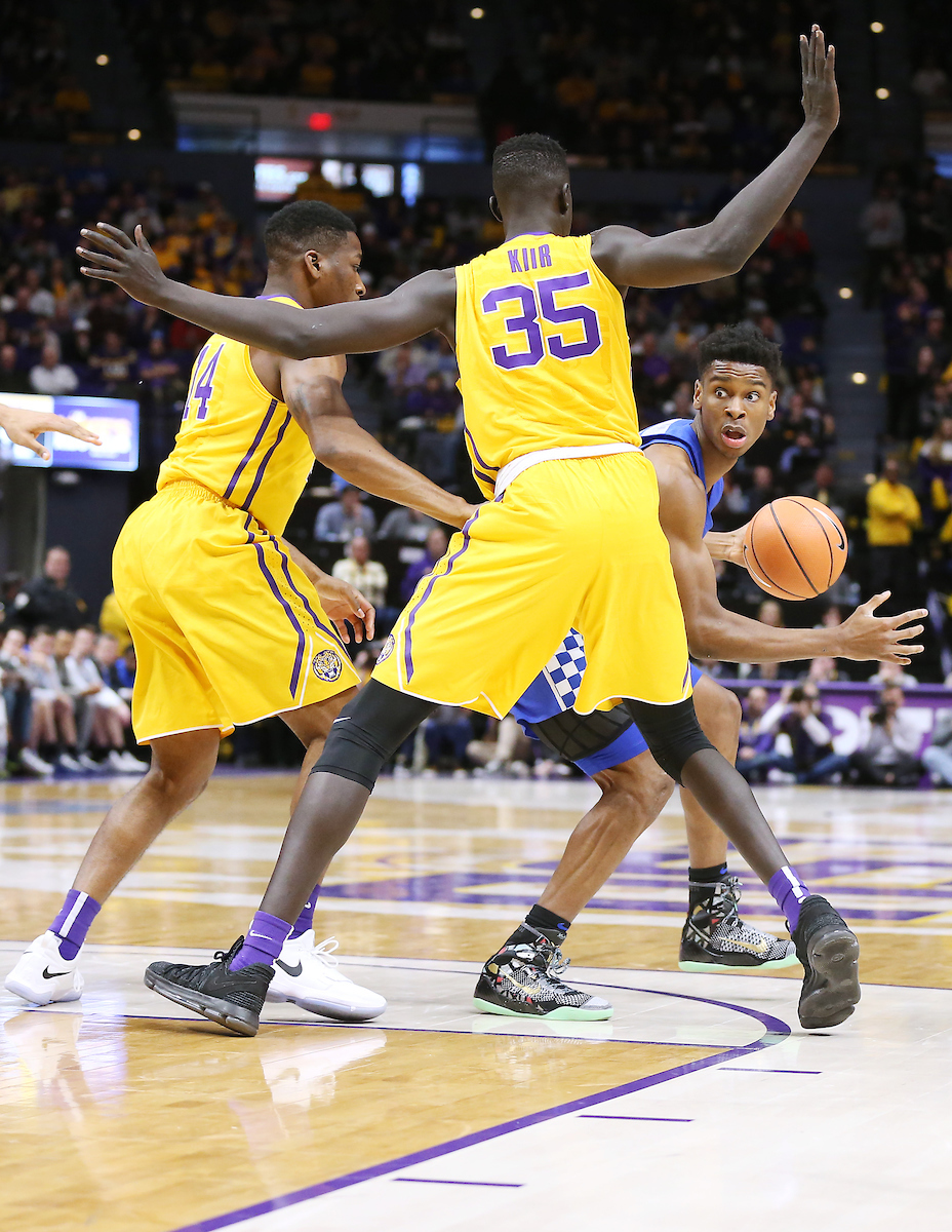 Shai Gilgeous-Alexander.

The University of Kentucky men's basketball team beat LSU 74-71 at the Pete Maravich Assembly Center in Baton Rouge, La., on Wednesday, January 3, 2018.

Photo by Chet White | UK Athletics