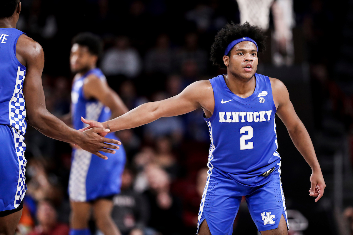 Sahvir Wheeler.

Kentucky beat South Carolina 86-76.

Photos by Chet White | UK Athletics