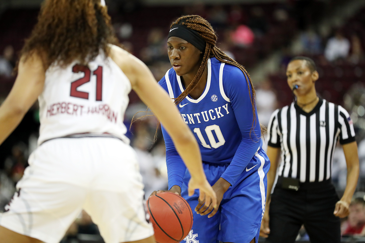 Rhyne Howard

The UK Women's Basketball team beat South Carolina.
Photo by Britney Howard | UK Athletics
