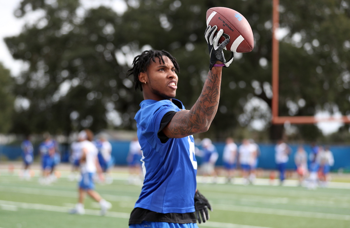 Bowl Practice Day 1.

Photo by Britney Howard  | UK Athletics