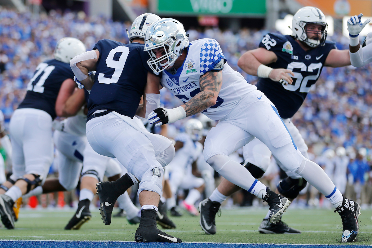 Kash Daniel

The UK Football team beat Penn State 27-24 in the Citrus Bowl.

Photo by Michael Reaves | UK Athletics