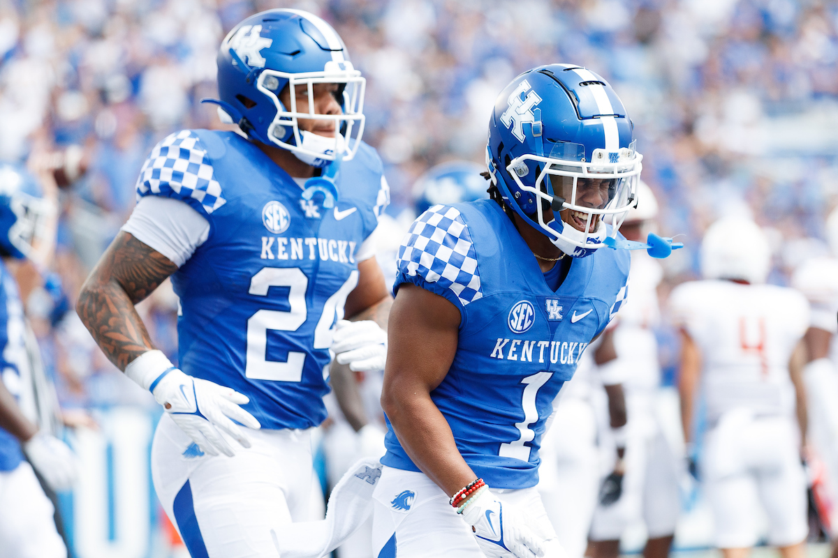 Wan’Dale Robinson.

UK beat ULM 45-10.

Photo by Elliott Hess | UK Athletics