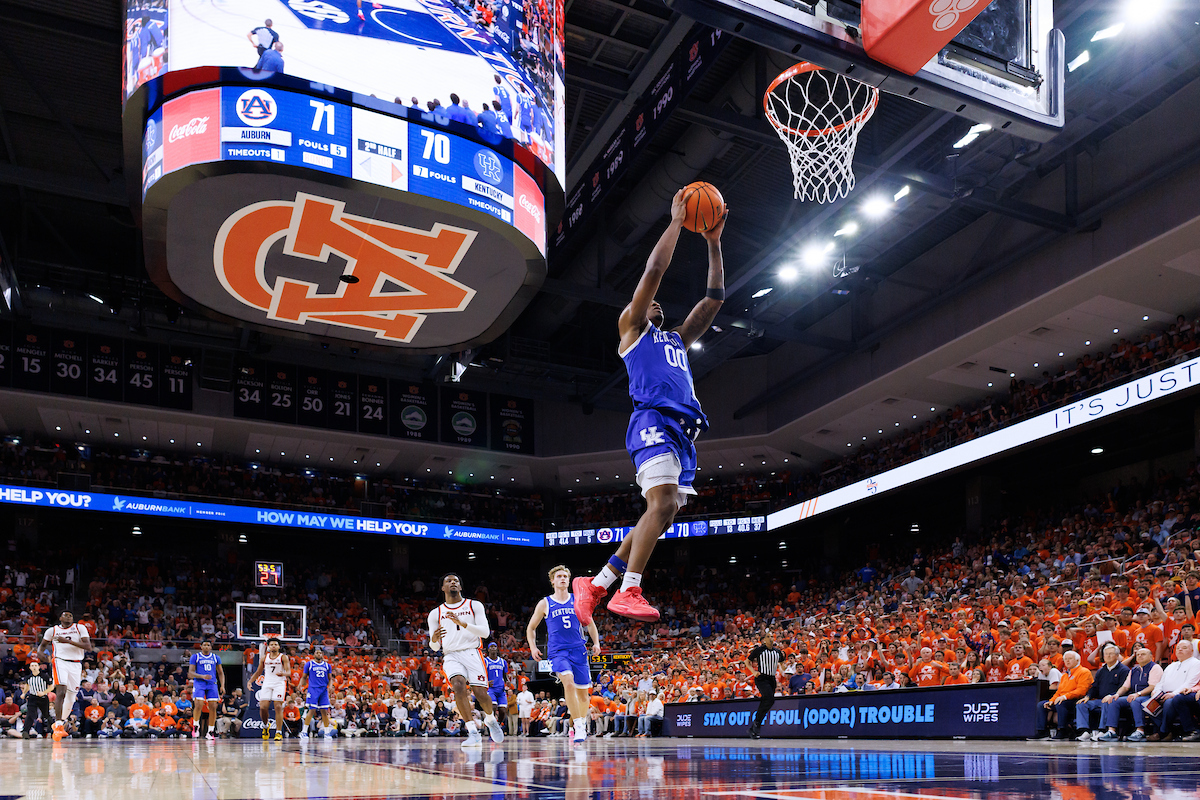Kentucky-Auburn Men's Basketball Photo Gallery