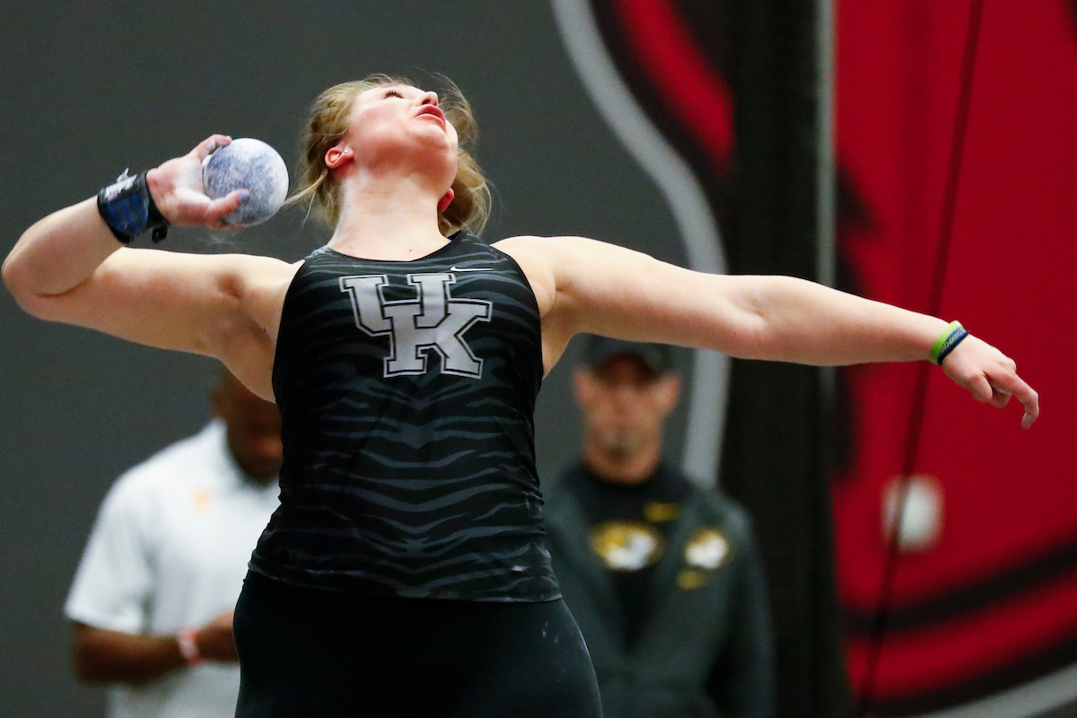Nicole Fautsch.

Day one of the 2019 SEC Indoor Track and Field Championships.

Photo by Chet White | UK Athletics