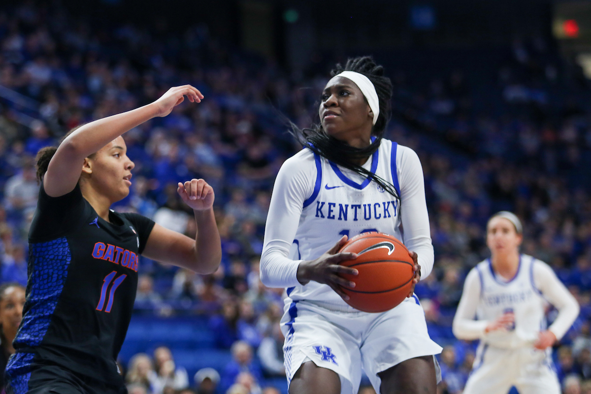 Rhyne Howard

The UK Women's Basketball team beat Florida 62-51. 

Photo by Hannah Phillips | UK Athletics