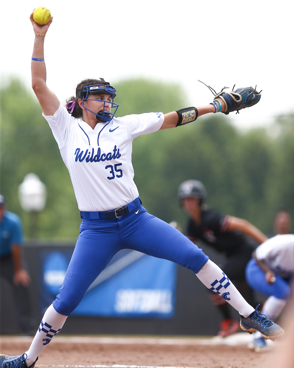 Alexia Lacatena.

Kentucky falls to Virginia Tech 2-9.

Photo by Grace Bradley | UK Athletics