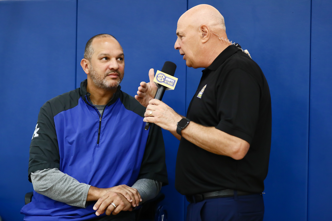 Tony Barbee. Seth Greenberg


Kentucky men's basketball Pro Day.


Photo by Elliott Hess | UK Athletics
