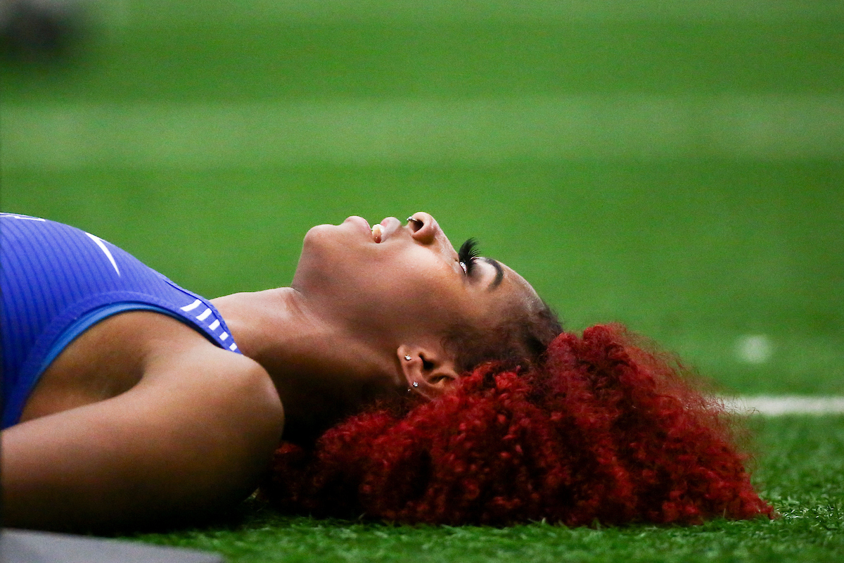 Masai Russell.

Jim Green Invitational.

Photo by Hannah Phillips | UK Athletics