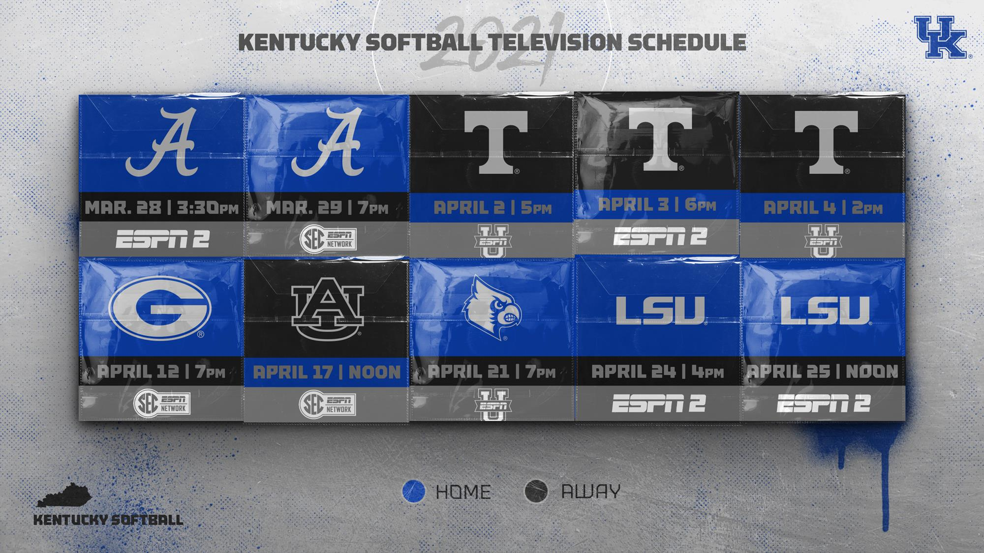 Kentucky To Appear 10 Times on National TV, Four Times on ESPN2