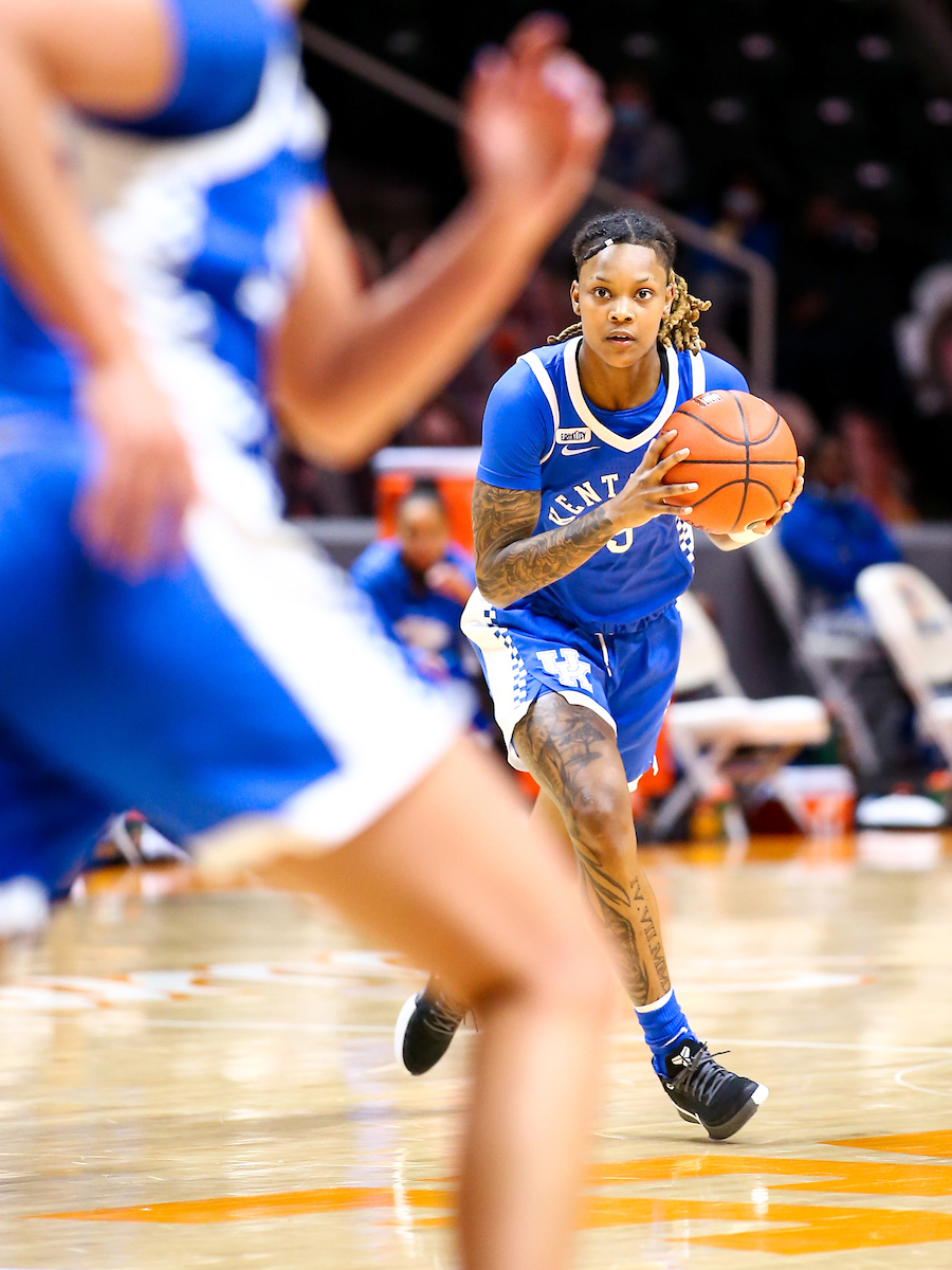 Jazmine Massengill. 

Kentucky loses to Tennessee 70-53.

Photo by Eddie Justice | UK Athletics