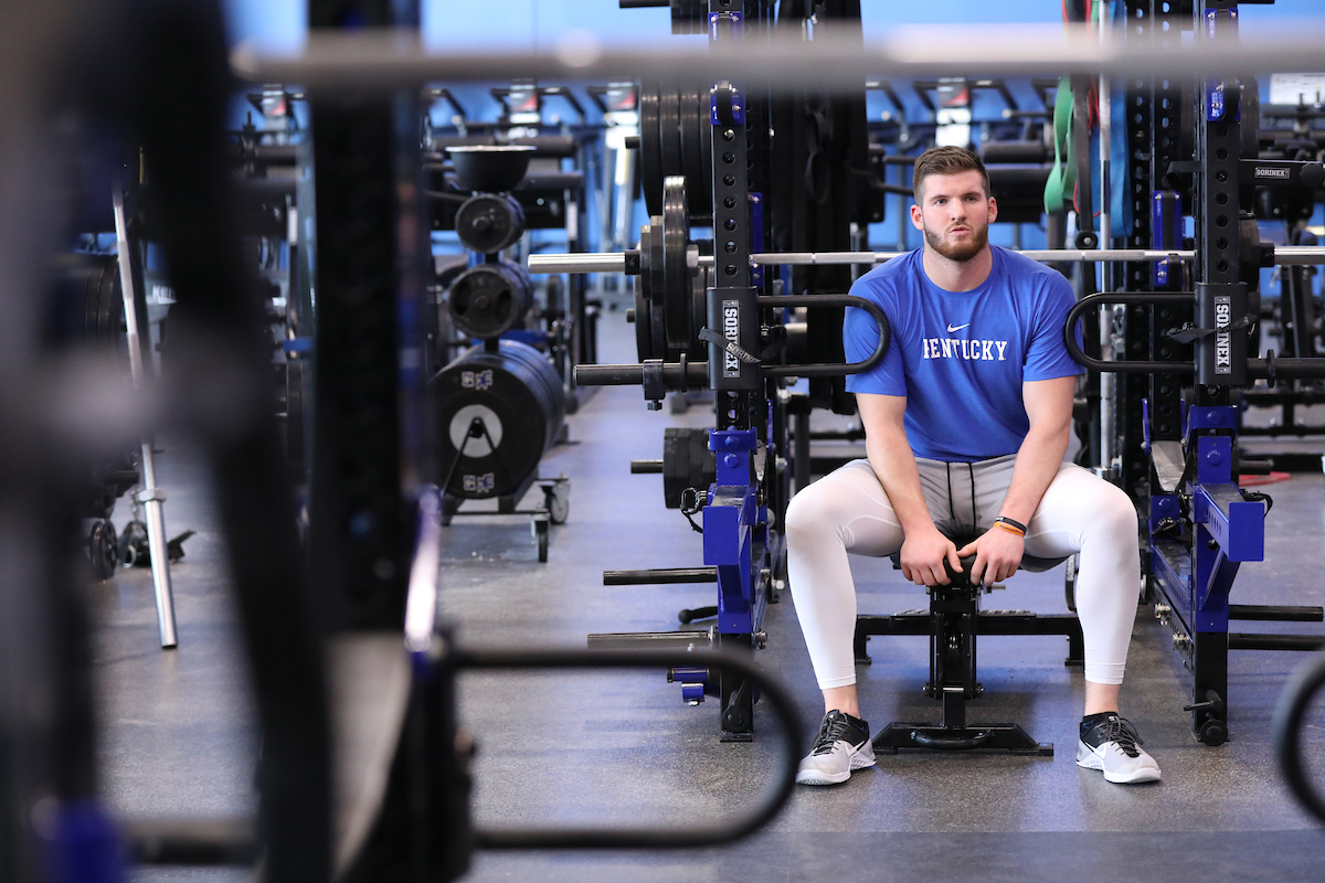 CJ Conrad.

Photo by Quinn Foster | UK Athletics