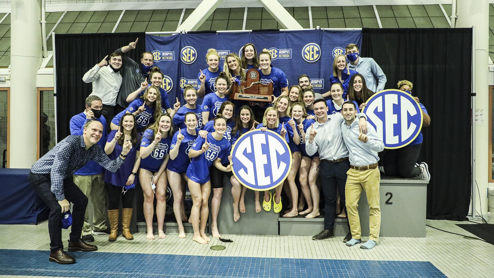 Gaines, UK Women's Swimming & Diving Team Hoping to Make History