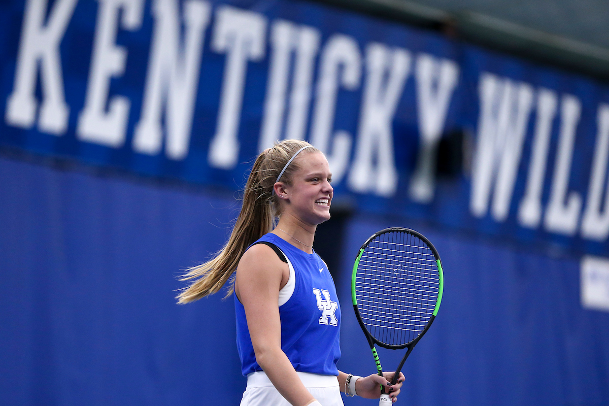 Ellie Eades.

Kentucky defeats Miami Ohio 5-2.

Photo by Grace Bradley | UK Athletics