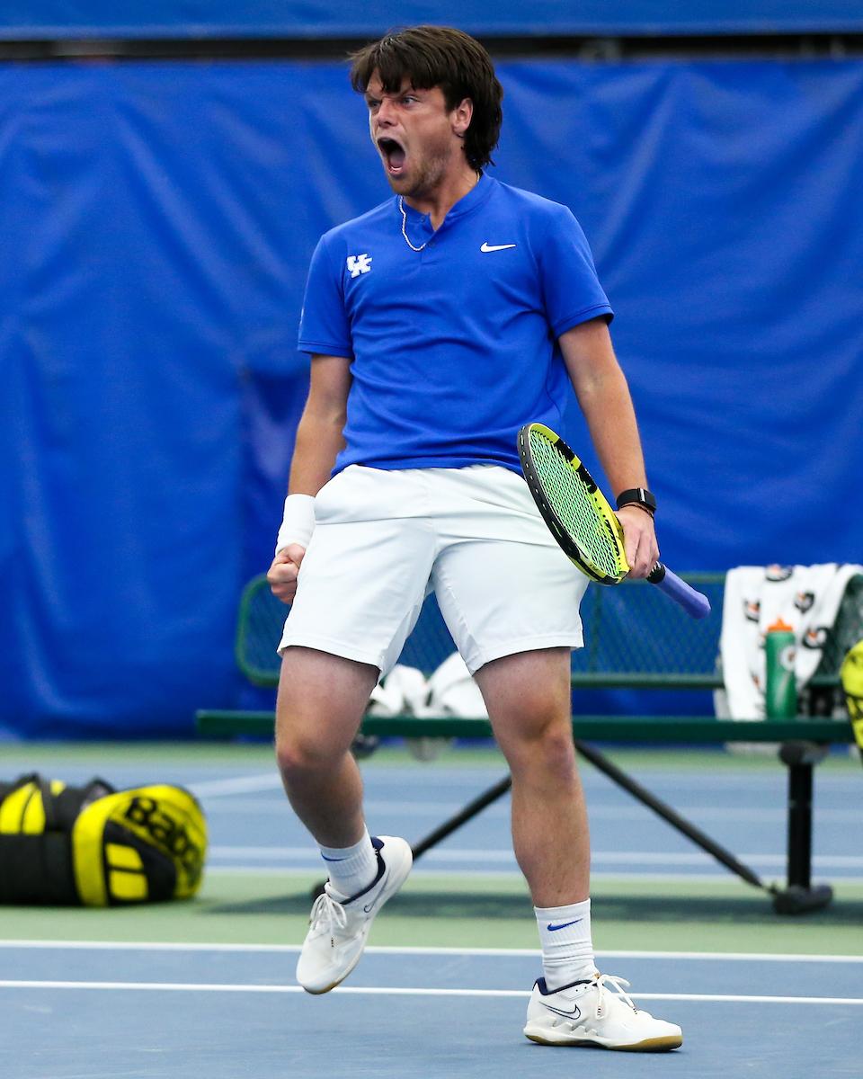 JJ Mercer.

Kentucky defeats Tennessee 4-3.

Photo by Tommy Quarles | UK Athletics