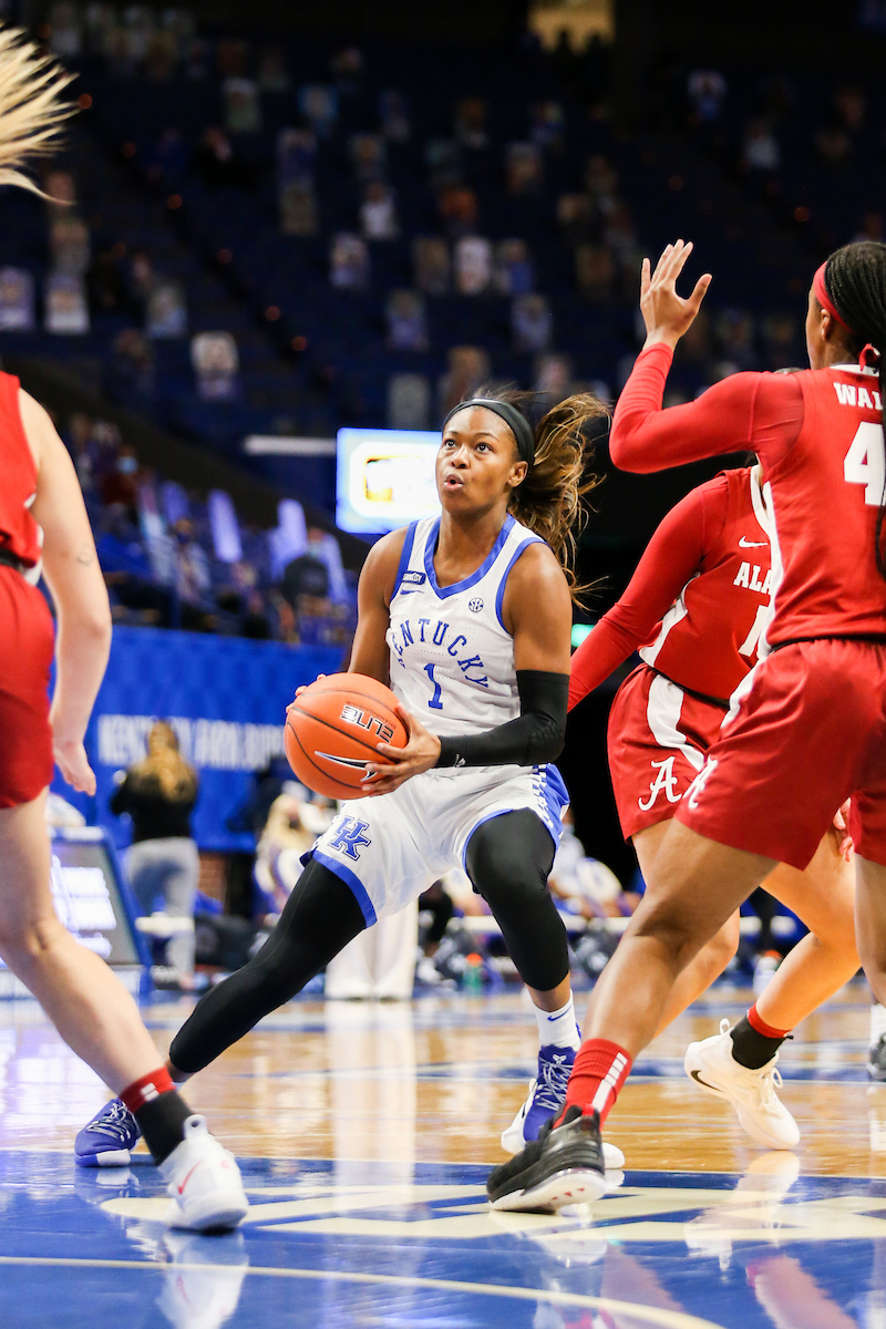 Robyn Benton.

Kentucky beats Alabama 81-68.

Photo by Hannah Phillips | UK Athletics