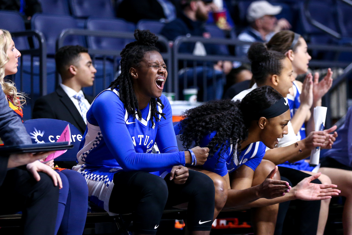 Amanda Paschal. 

Kentucky beat Ole Miss 94-52.

Photo by Eddie Justice | UK Athletics