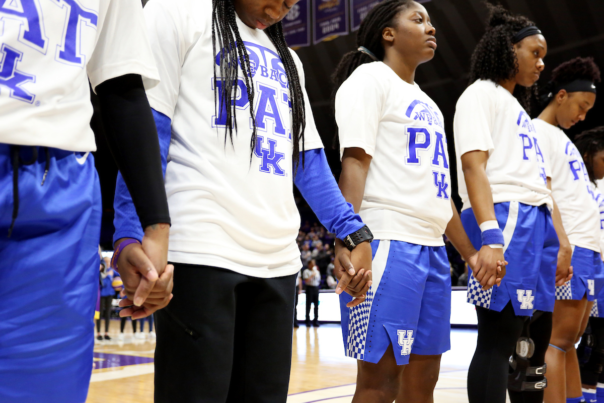 We Back Pat

Kentucky Women's Basketball beat LSU 64-60. 

Photo by Britney Howard  | UK Athletics
