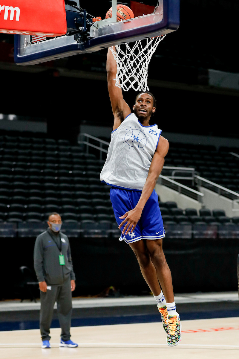 Isaiah Jackson.

Champions Classic shoot around.

Photo by Chet White | UK Athletics