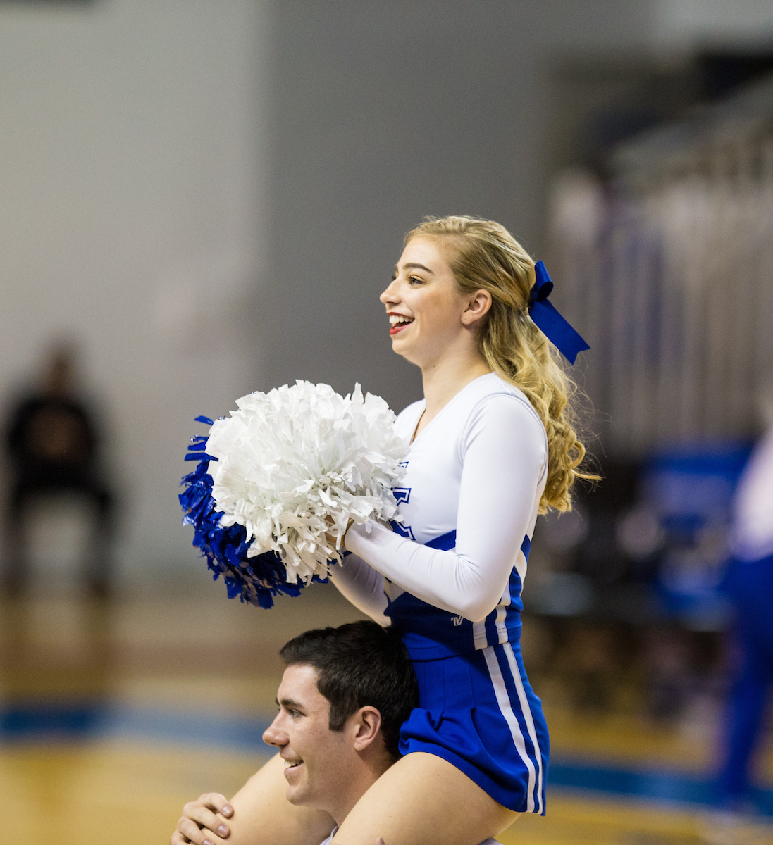 Cheer

UK women's basketball beats Morehead State. 

Photo by Maddie Baker  | UK Athletics